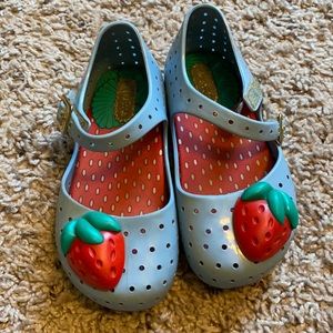 Mini Melissa strawberry shoes